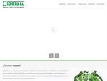 Tablet Screenshot of ecoterrarecicla.com.ar